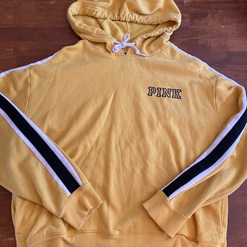 yellow hoodie